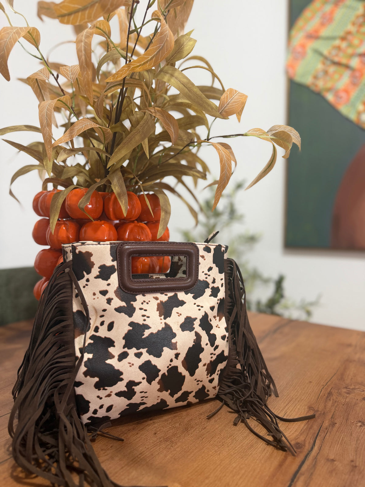 •Bolso Texas vaca•