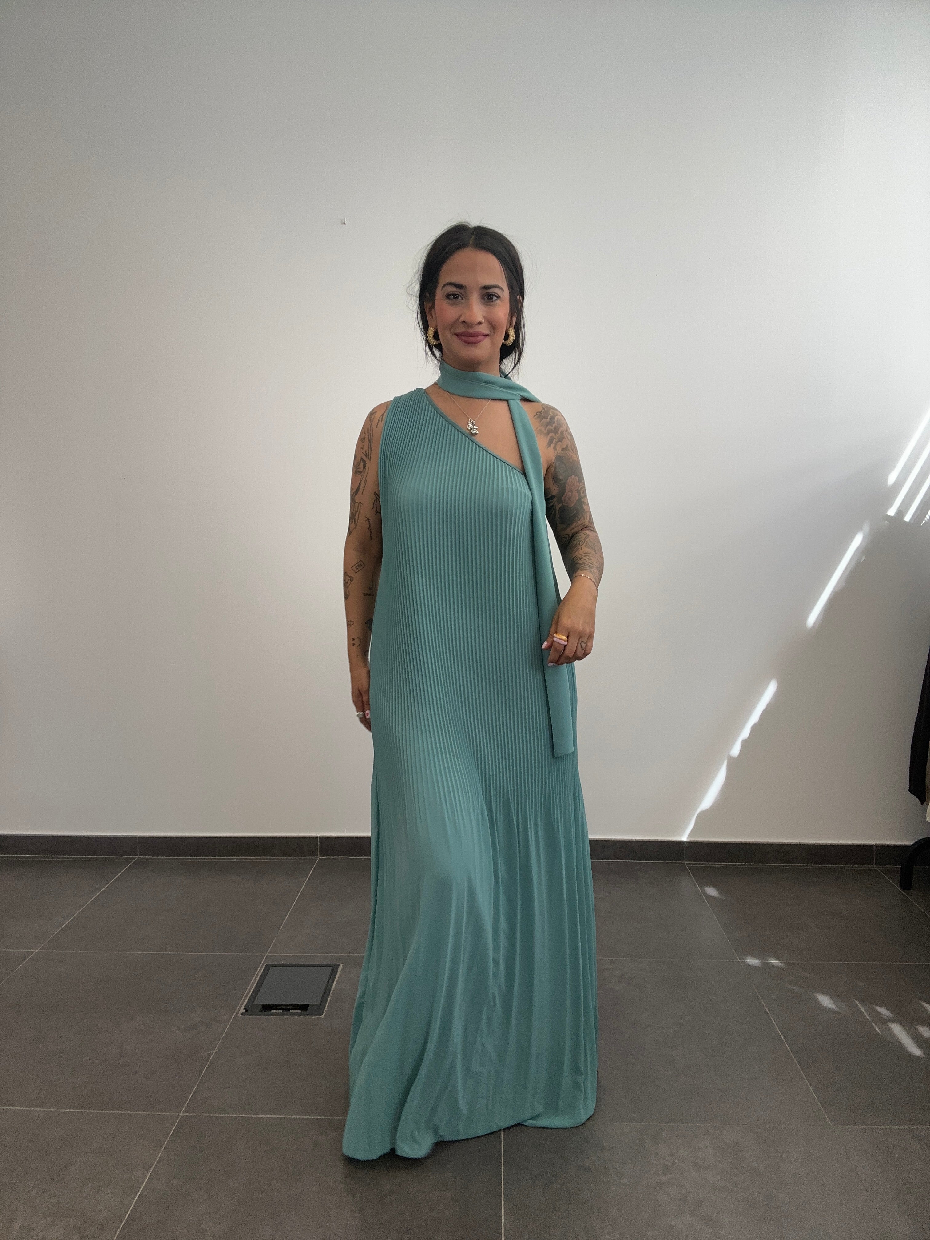 VESTIDO CLEO AGUAMARINA.