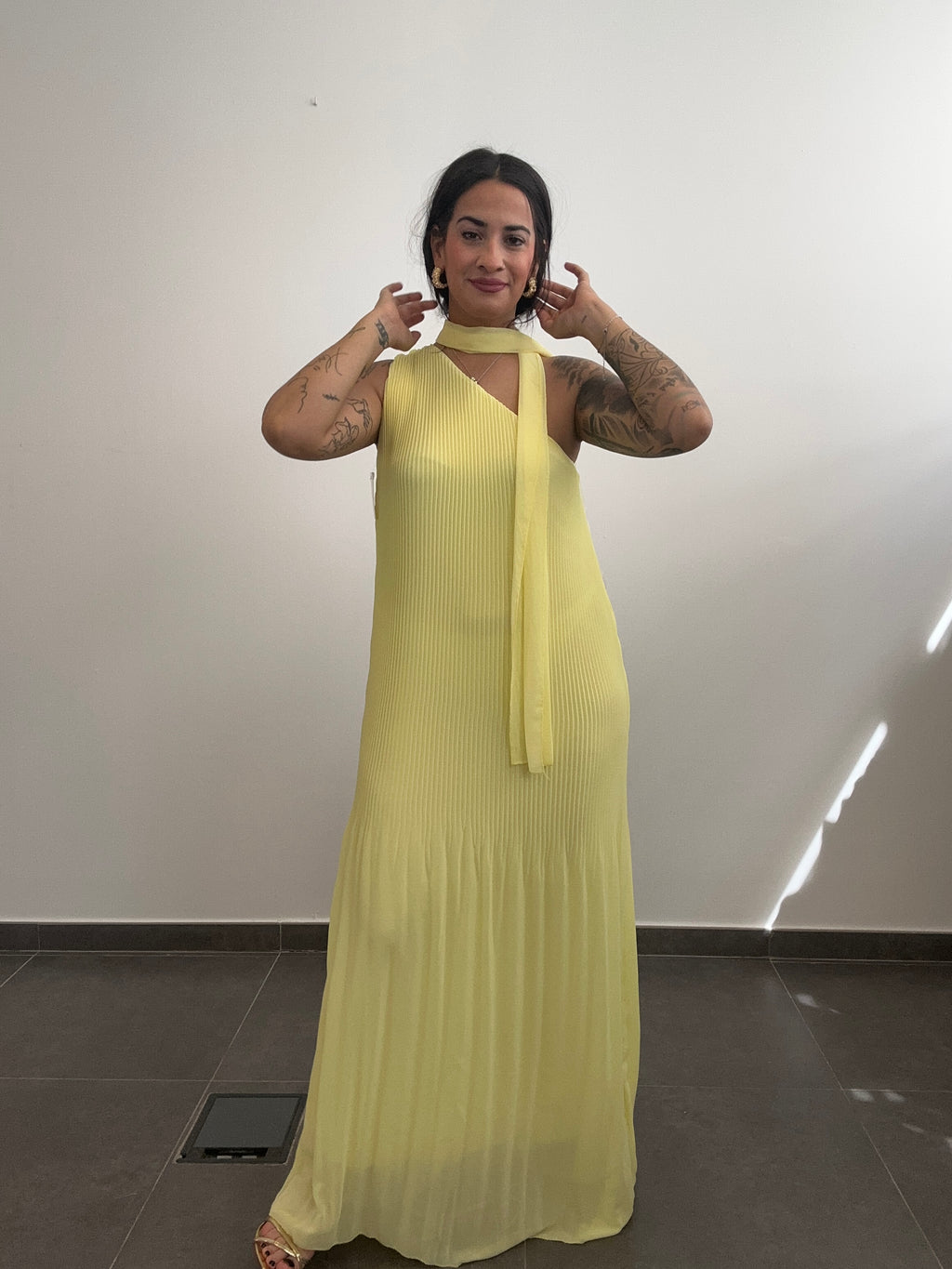 VESTIDO CLEO AMARILLO.