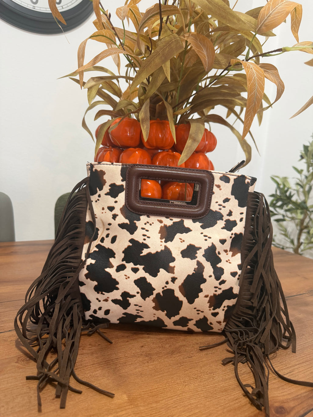 •Bolso Texas vaca•