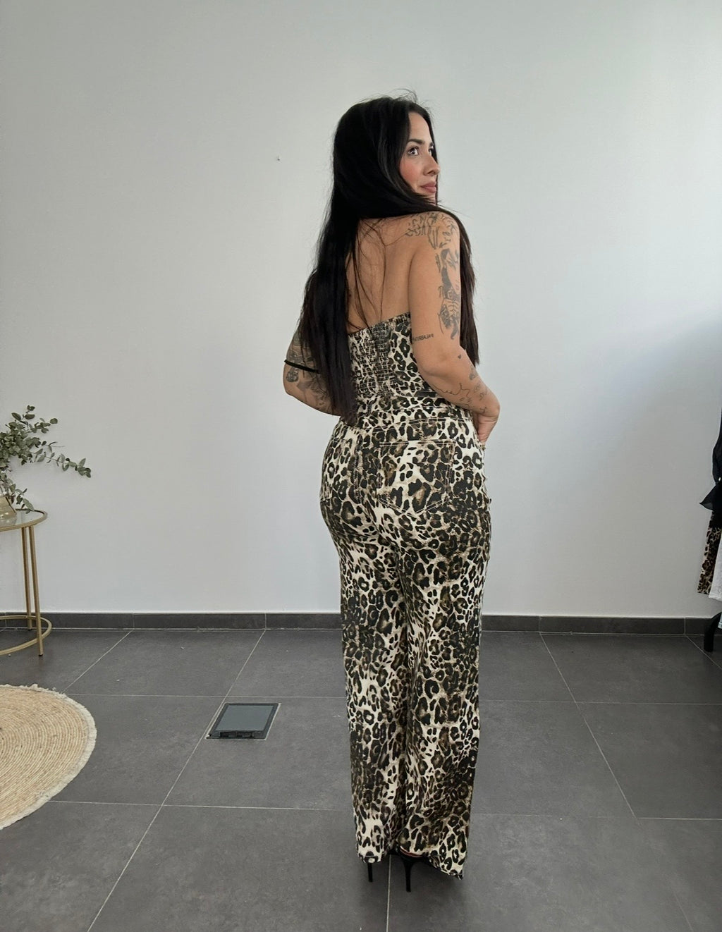 CONJUNTO VAQUERO ANIMAL PRINT.