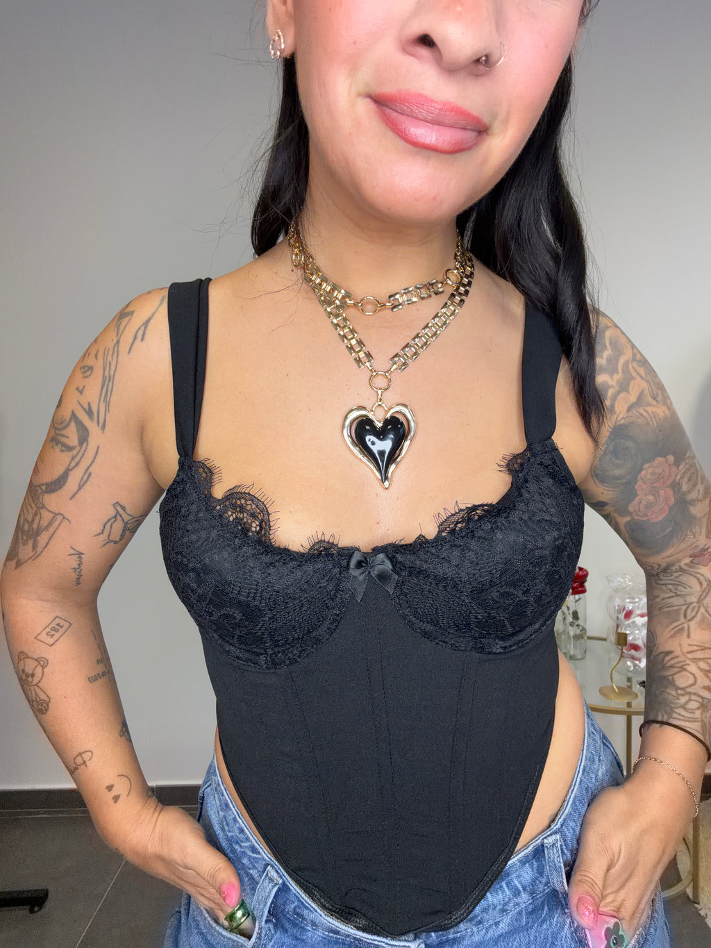 DOBLE COLGANTE CORAZÓN