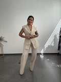 TRAJE CORSET BEIGE
