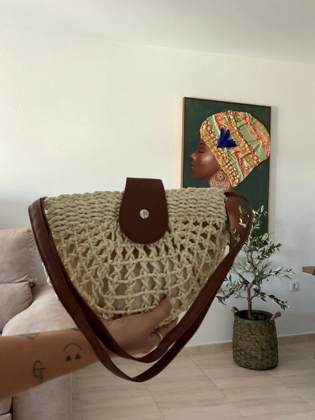 •BOLSO RAFIA•