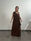 VESTIDO CLEO CHOCOLATE.