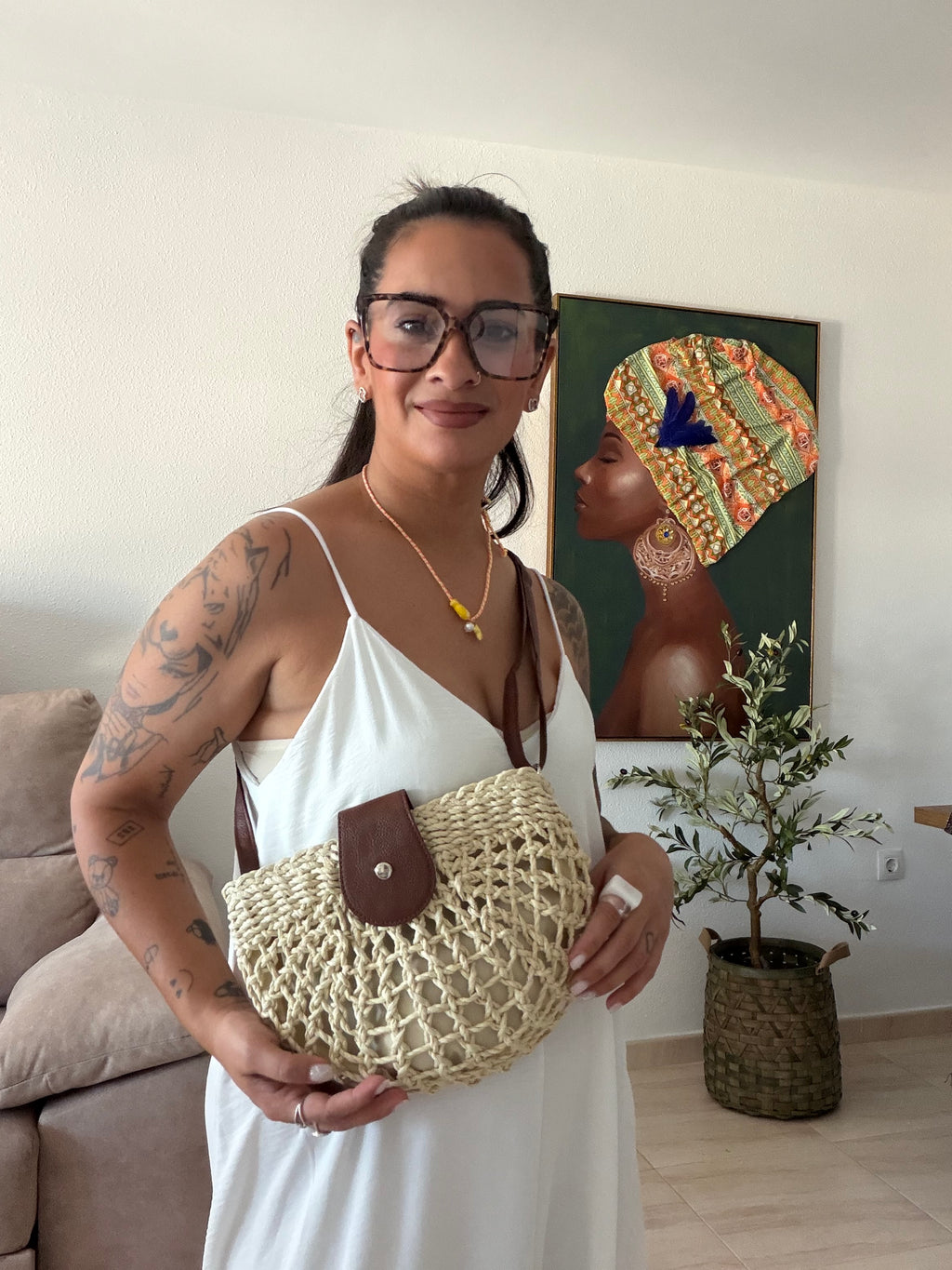 •BOLSO RAFIA•
