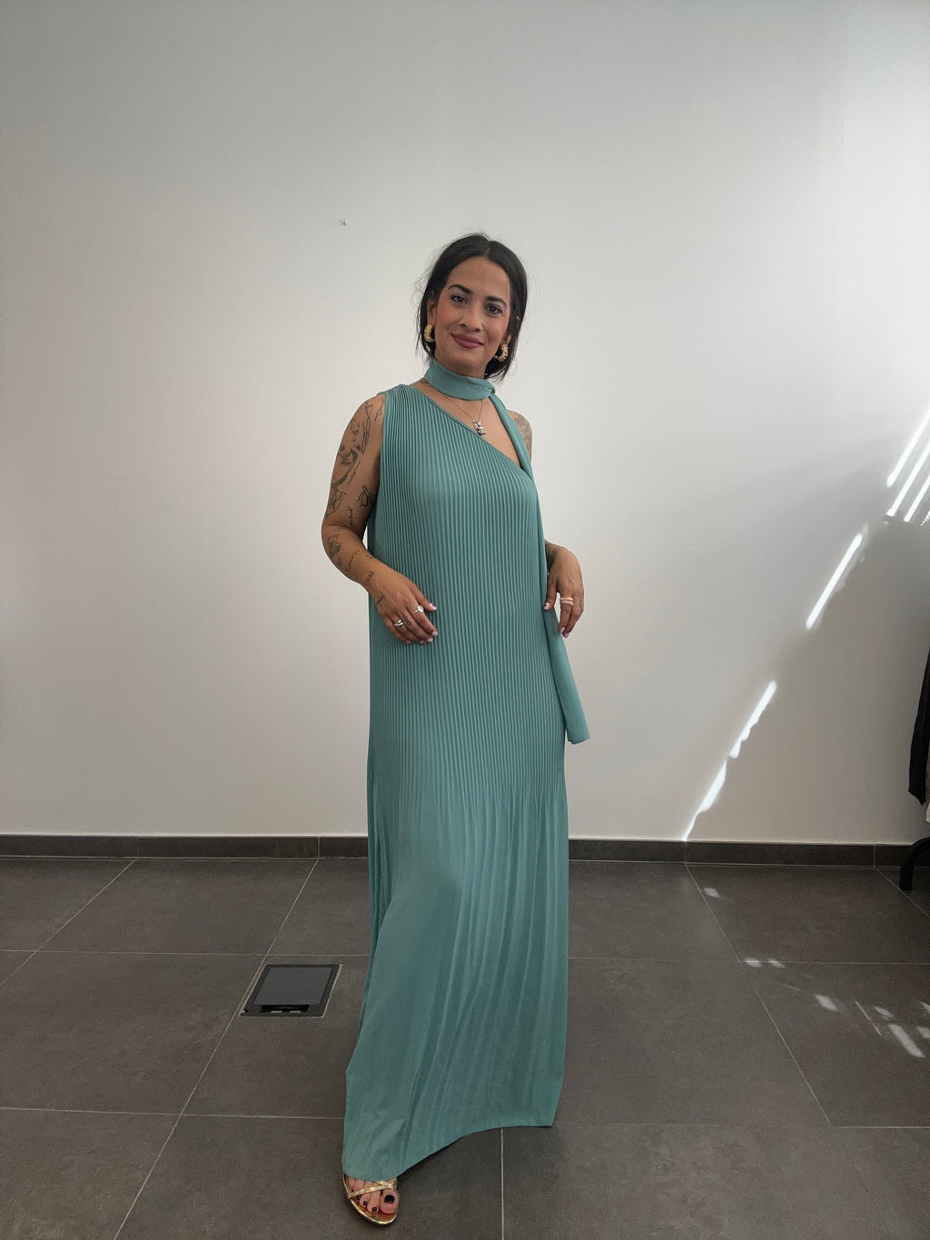 VESTIDO CLEO AGUAMARINA.