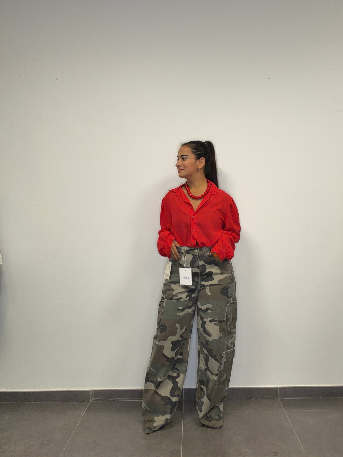 •JEAN CARGO CAMUFLAJE•