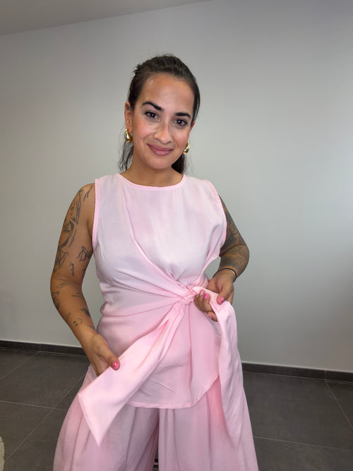 CAMISA NUDO ROSITA BEBÉ