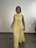 VESTIDO TABLAS AMARILLO.