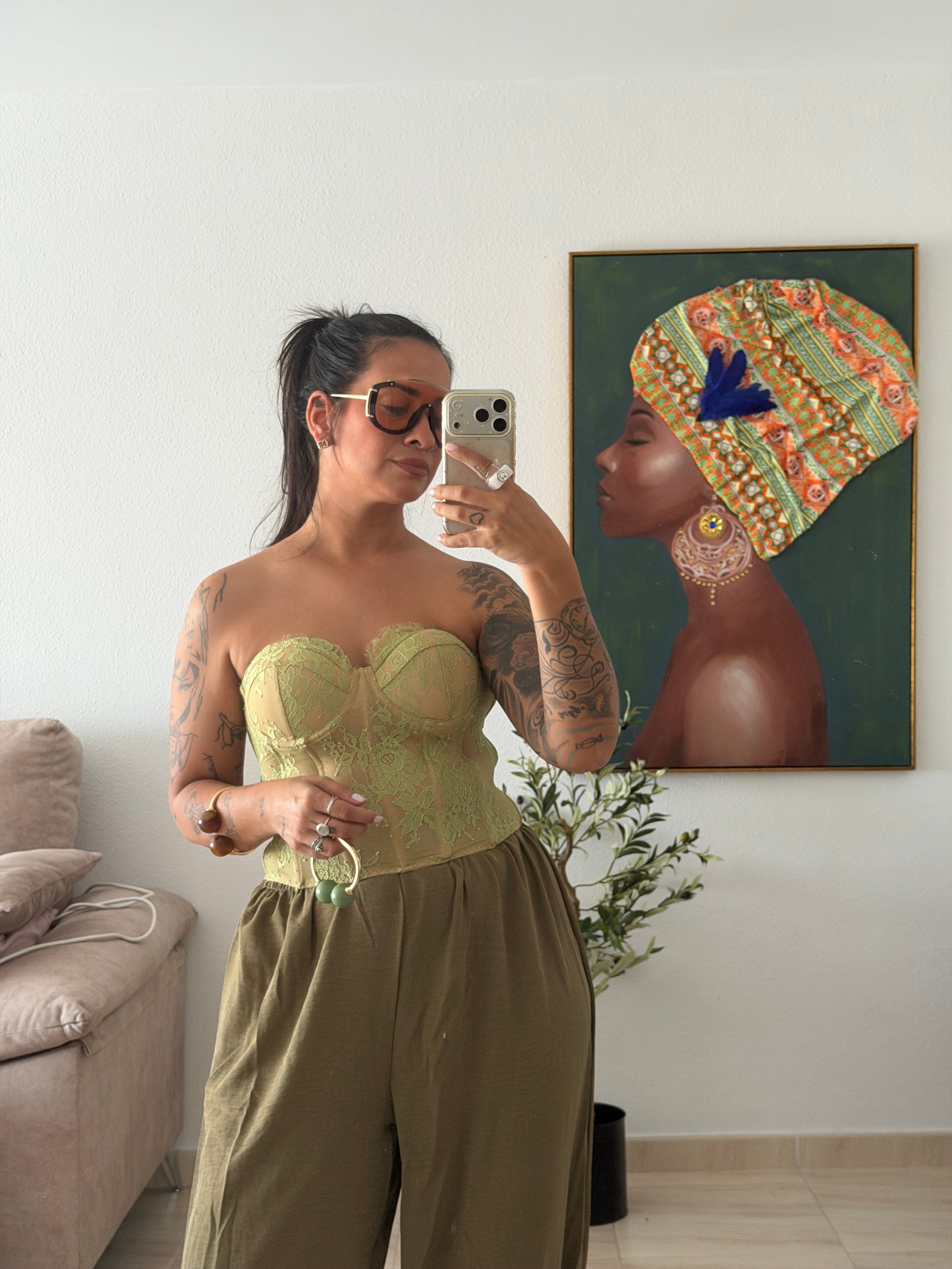 •CORSET MATCHA•