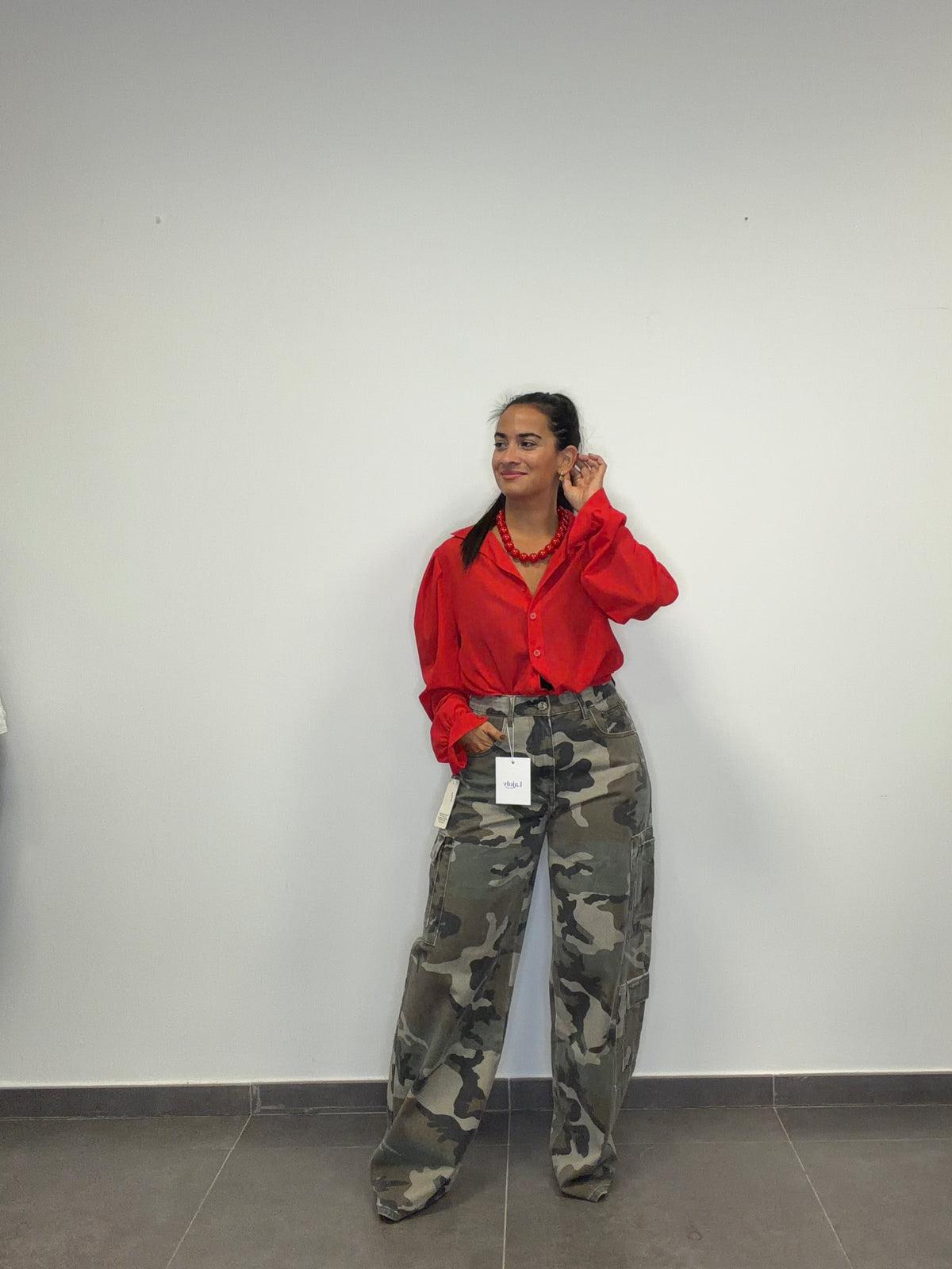 •JEAN CARGO CAMUFLAJE•